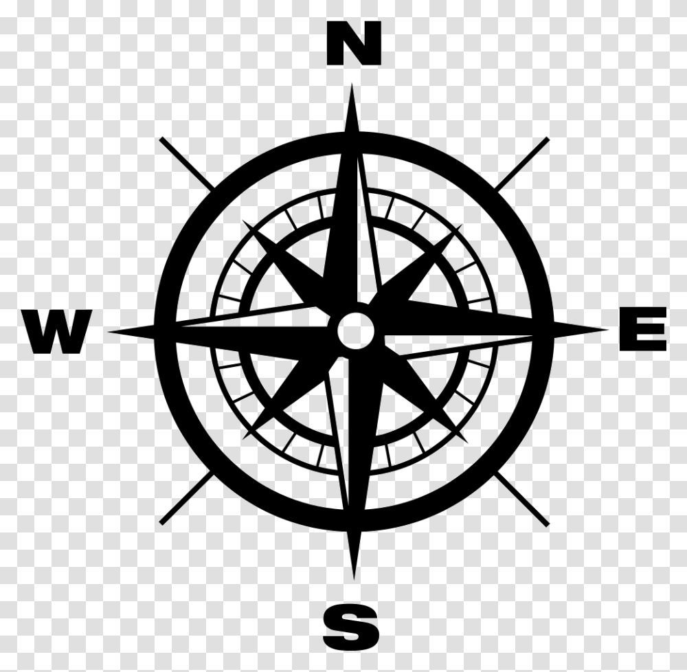 Compass With Earth Cardinal Points Directions Compass, Compass Math Transparent Png