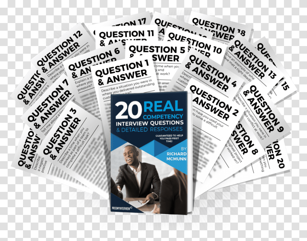Competency Interview Questions And Answers Guide Flyer, Poster, Paper, Advertisement Transparent Png