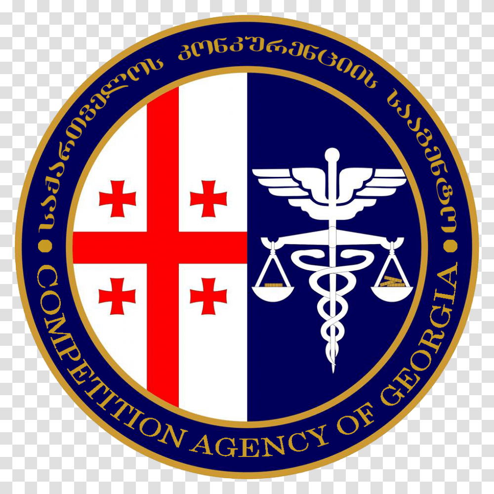 Competition Agency Of Georgia Logo, Trademark, First Aid, Badge Transparent Png