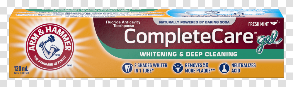 Complete Care Toothpaste Arm And Hammer, Word, Poster, Advertisement Transparent Png