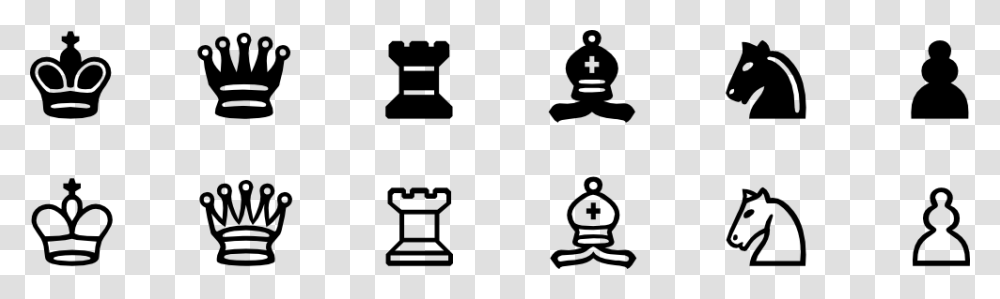 Complete Chess Pieces Clip Art Chess Board Clip Art Cliparts, Stencil, Silhouette Transparent Png