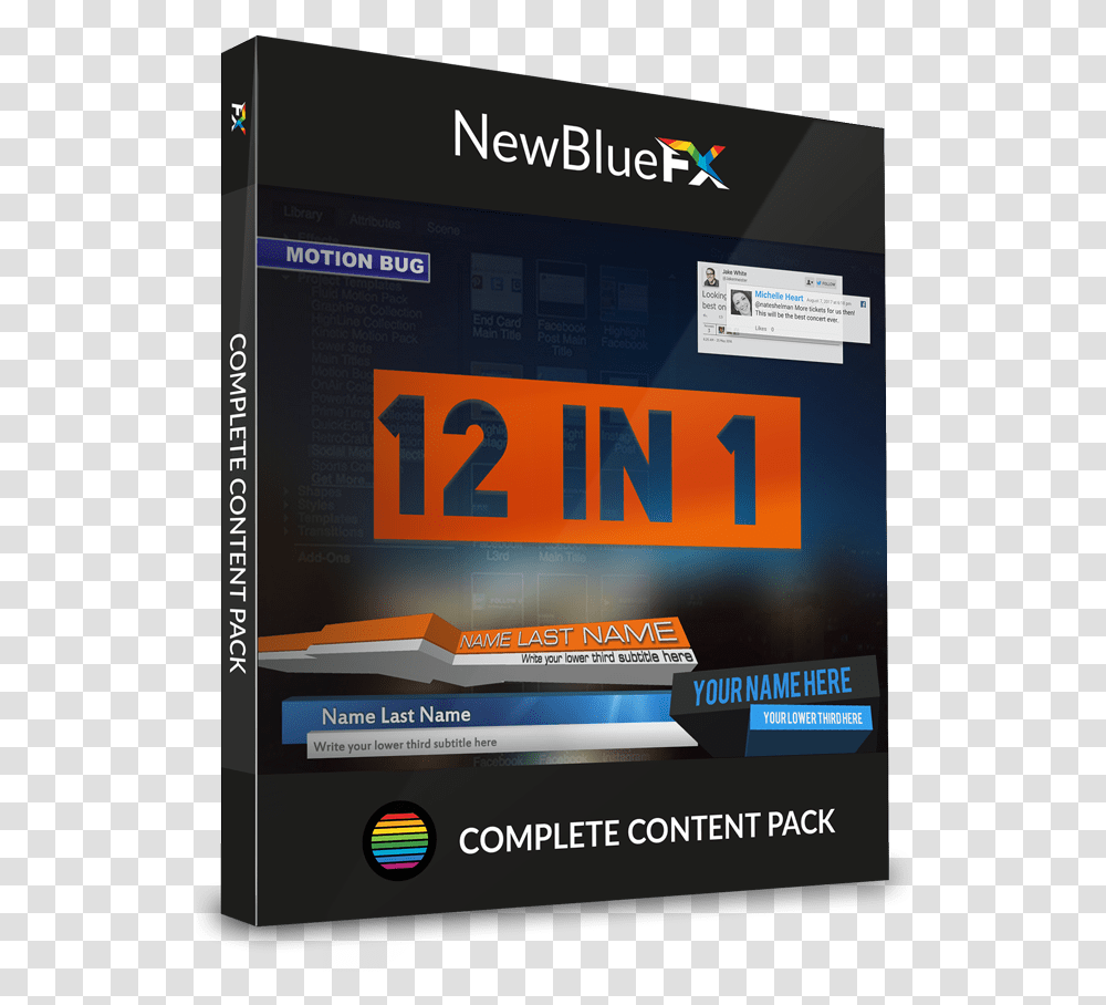 Complete Content Pack Newblue, Advertisement, Poster, Flyer, Paper Transparent Png