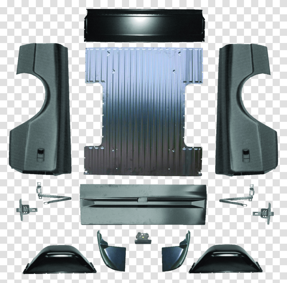 Complete Metal Bed Kit Shortbed Fleetside Metal 67 C10 Fleetside Bed, Electronics, Machine, Car, Transportation Transparent Png