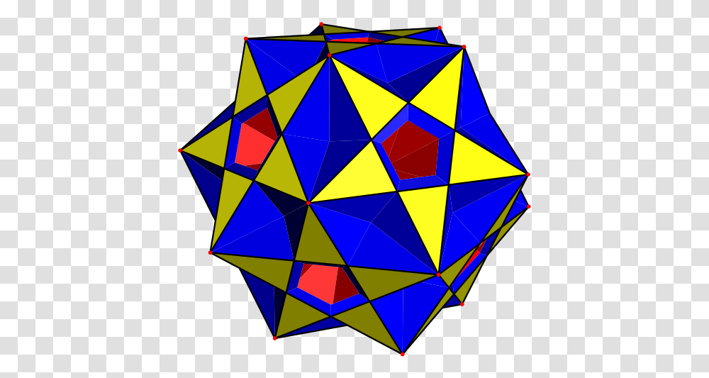 Complex Rhombidodecadodecahedron Triangle, Toy, Diamond, Gemstone, Jewelry Transparent Png