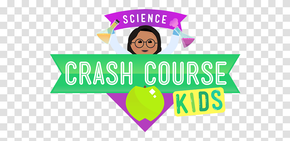 Complexly A Video Production Company Crash Course Kids Logo, Person, Advertisement, Poster, Text Transparent Png