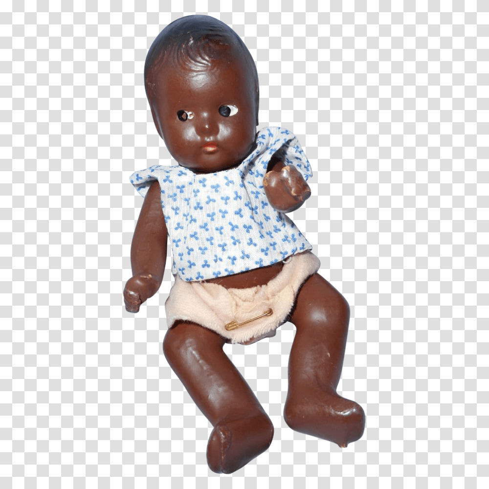 Composition Black Baby Doll Inches Dolls, Diaper, Toy, Person, Human Transparent Png