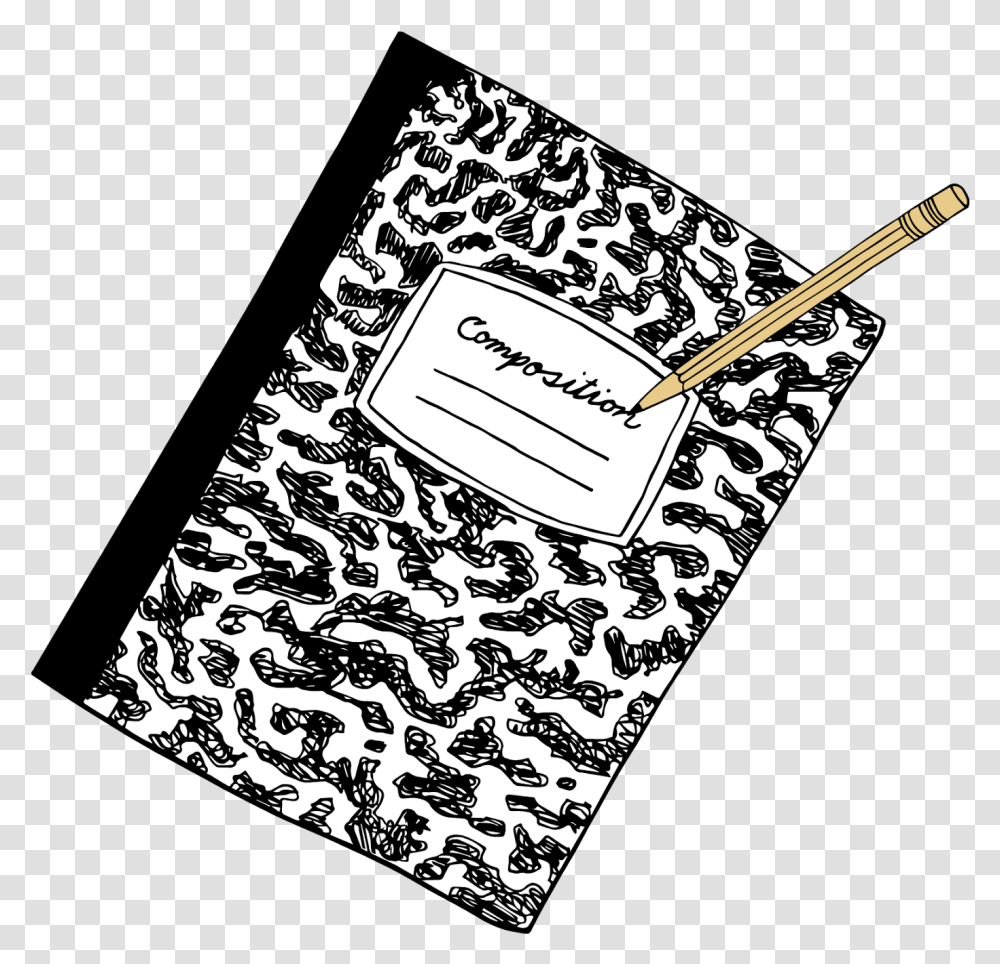 Composition Notebook And Pencil, Diary, Rug, Page Transparent Png