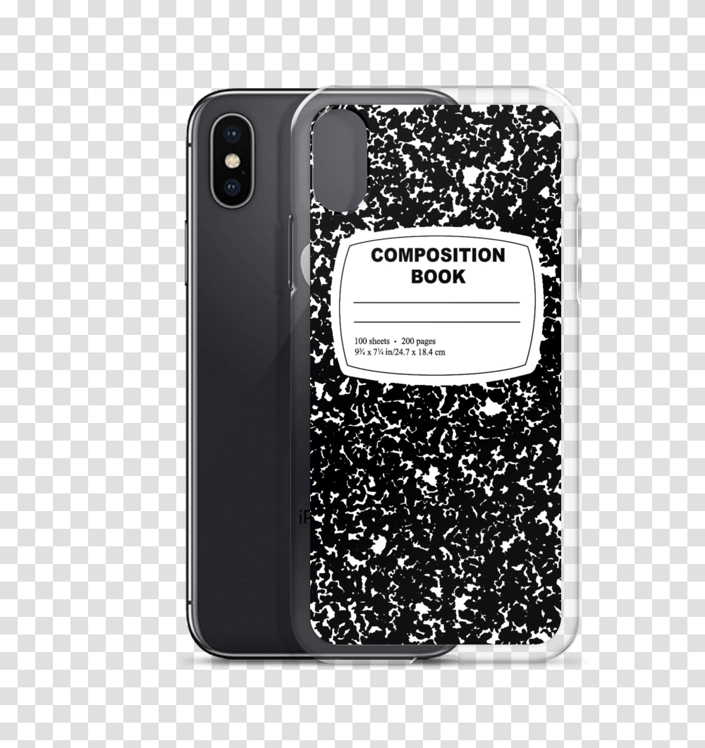 Composition Notebook Custom Iphone Xr Case, Electronics, Mobile Phone, Cell Phone Transparent Png