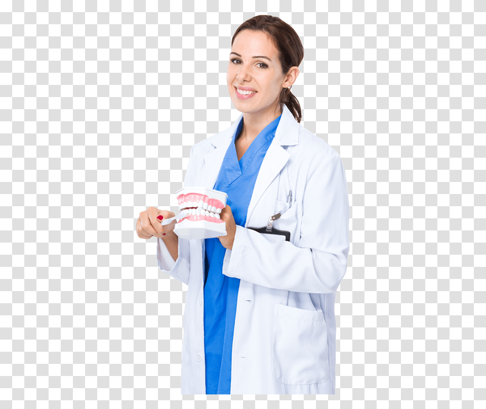 Comprehensive Care Dental Assistant Background, Lab Coat, Person, Nurse Transparent Png
