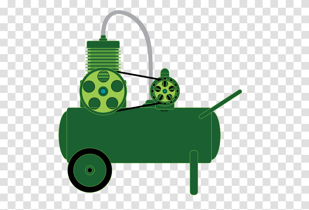 Compressor Clipart Clip Art Images, Green, Machine, Lawn Mower, Tool Transparent Png