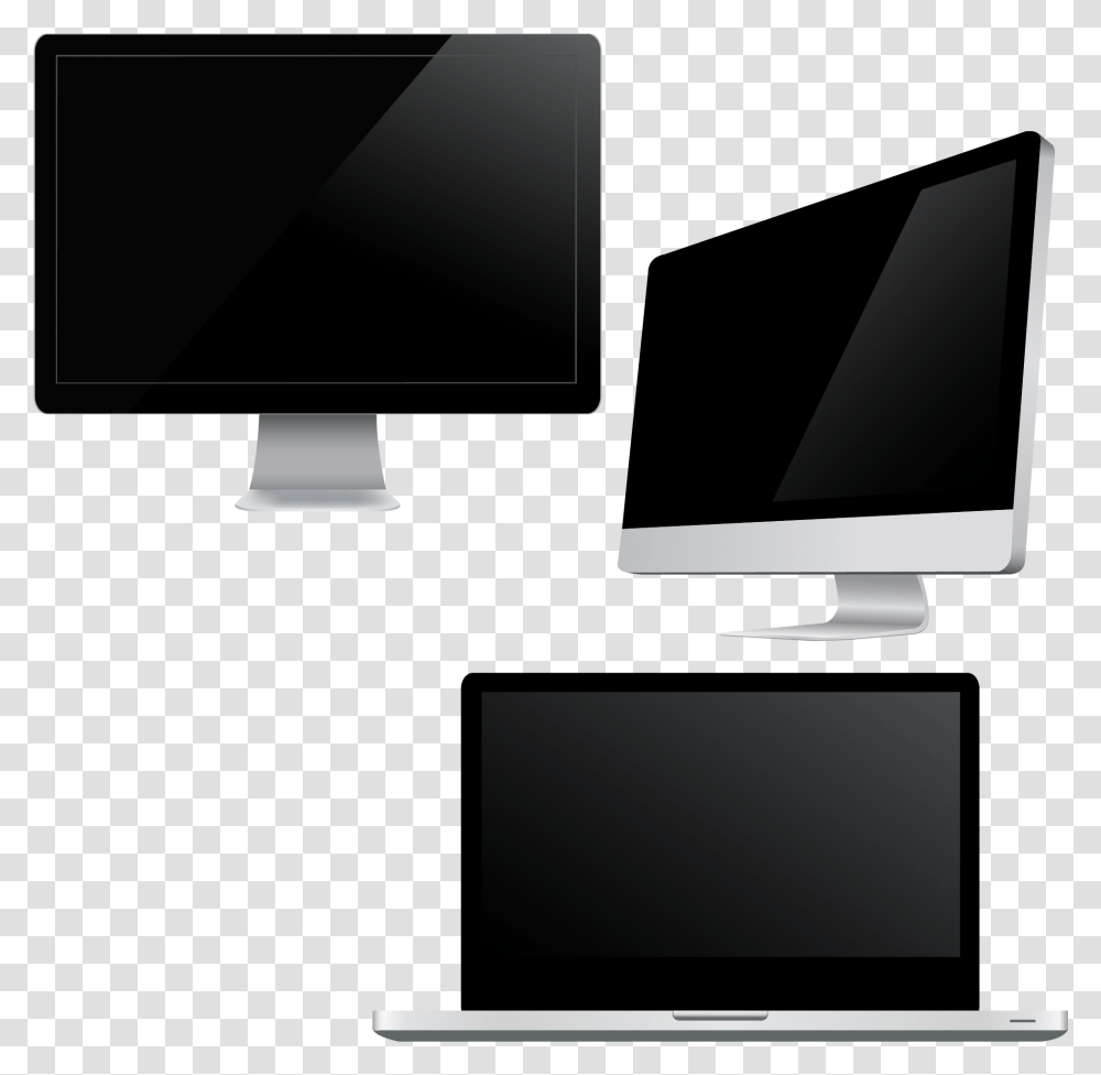 Computador E Notebook Vetorial, Pc, Computer, Electronics, Monitor Transparent Png