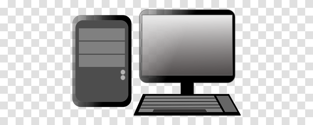 Computer Person, Monitor, Screen, Electronics Transparent Png