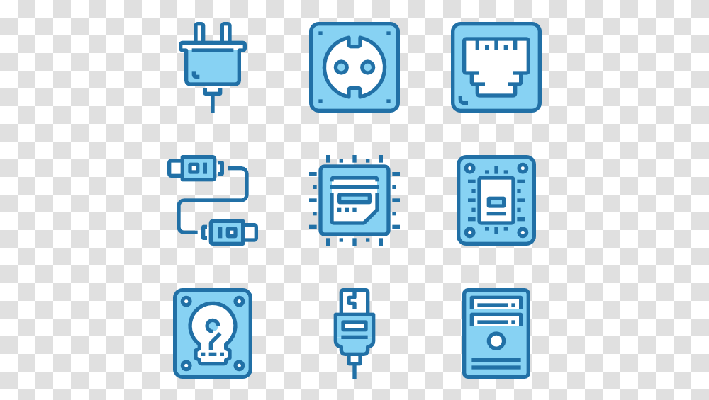 Computer And Hardware Plugin Icon, Mobile Phone, Electronics, Cell Phone, Electronic Chip Transparent Png