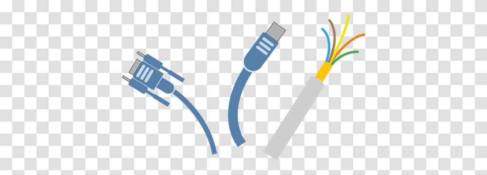 Computer Cables For Usb Vector Clip Art Transparent Png