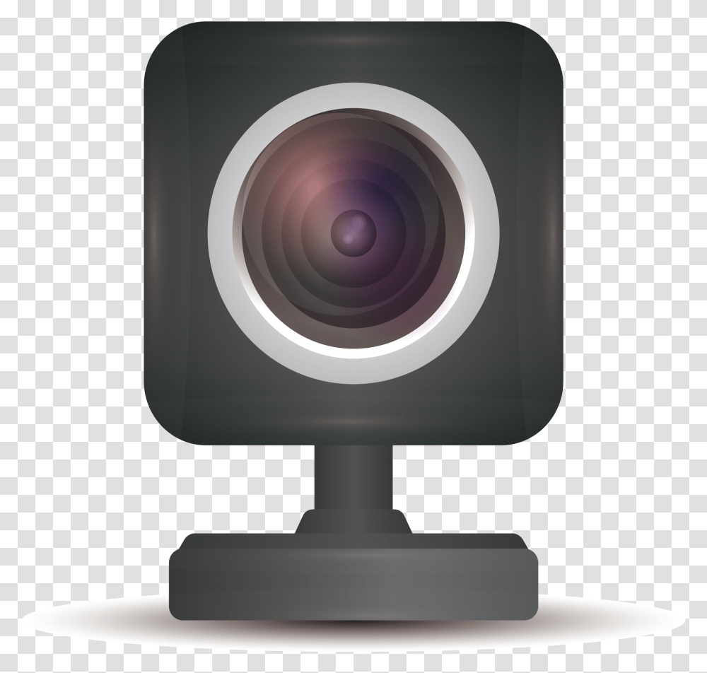 Computer Camera Adobe Illustrator Camara De Video Para Computador Para Dibujar, Electronics, Lamp Transparent Png