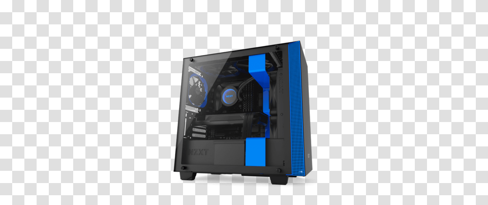 Computer Cases Gaming Computer Cases Nzxt, Electronics, Monitor, Screen, Display Transparent Png