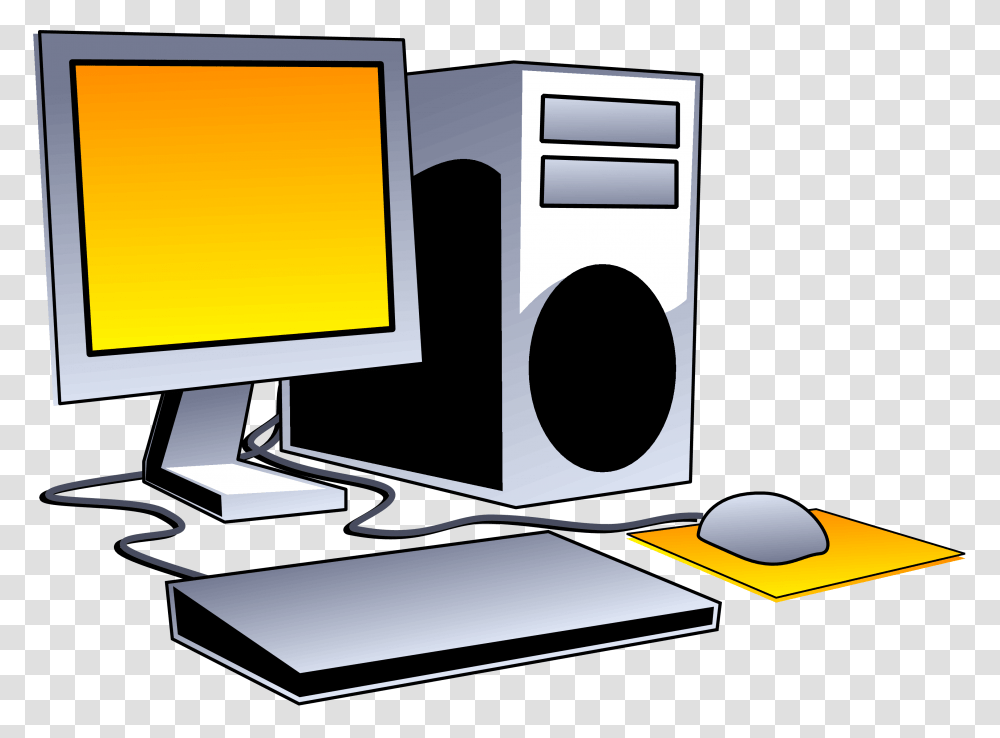 Computer Clip Art For Kids, Pc, Electronics, Desktop, Speaker Transparent Png