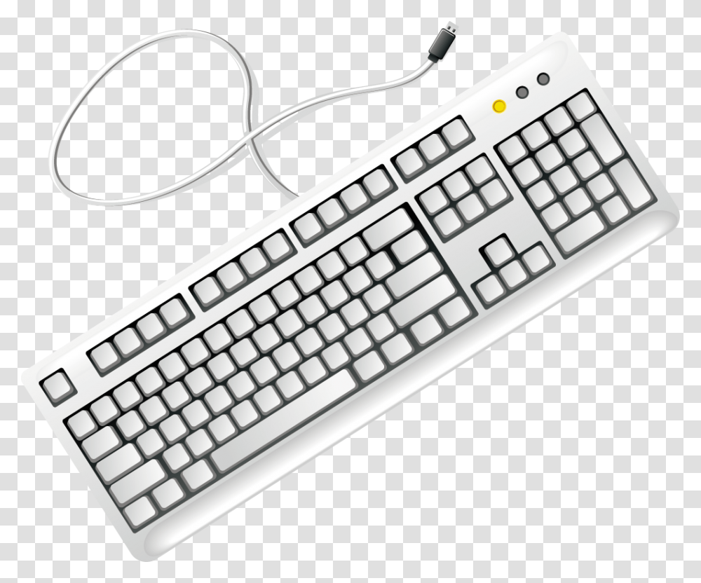 Computer Clip Art Transprent Free Computer Keyboard Clipart Black And White, Computer Hardware, Electronics Transparent Png