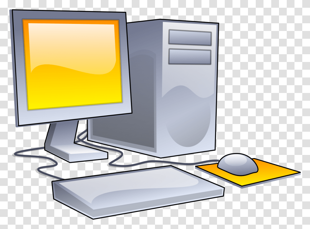 Computer Clipart, Electronics, Pc, Desktop, Computer Hardware Transparent Png