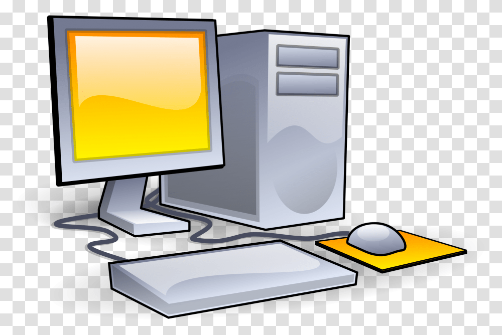 Computer Clipart, Electronics, Pc, Desktop, Monitor Transparent Png