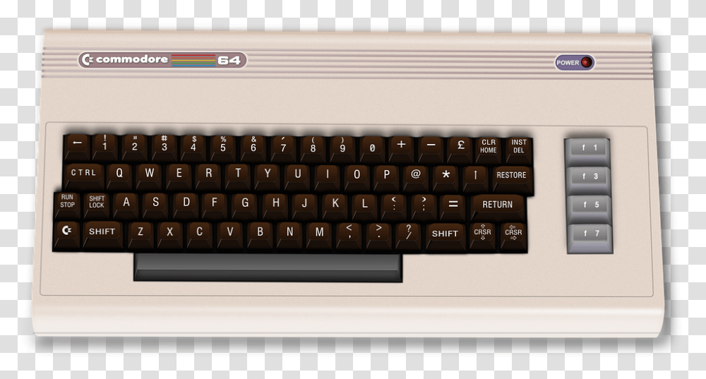 Computer Commodore 64 C64 Personal Computer Pc Commodore 64 Vector, Computer Keyboard, Computer Hardware, Electronics, Laptop Transparent Png
