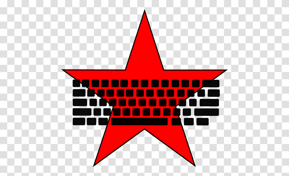 Computer Communist Images Red Star Keyboard, Star Symbol Transparent Png