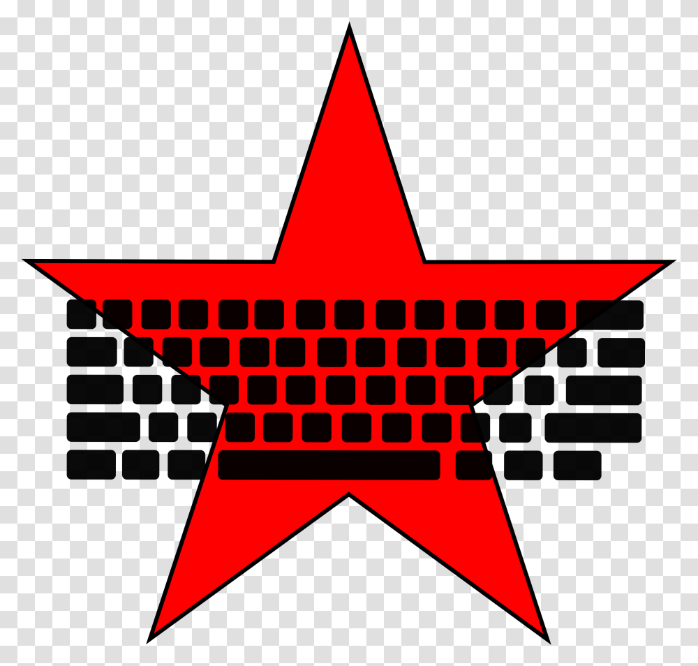 Computer Communist Red Star Keyboard, Star Symbol Transparent Png