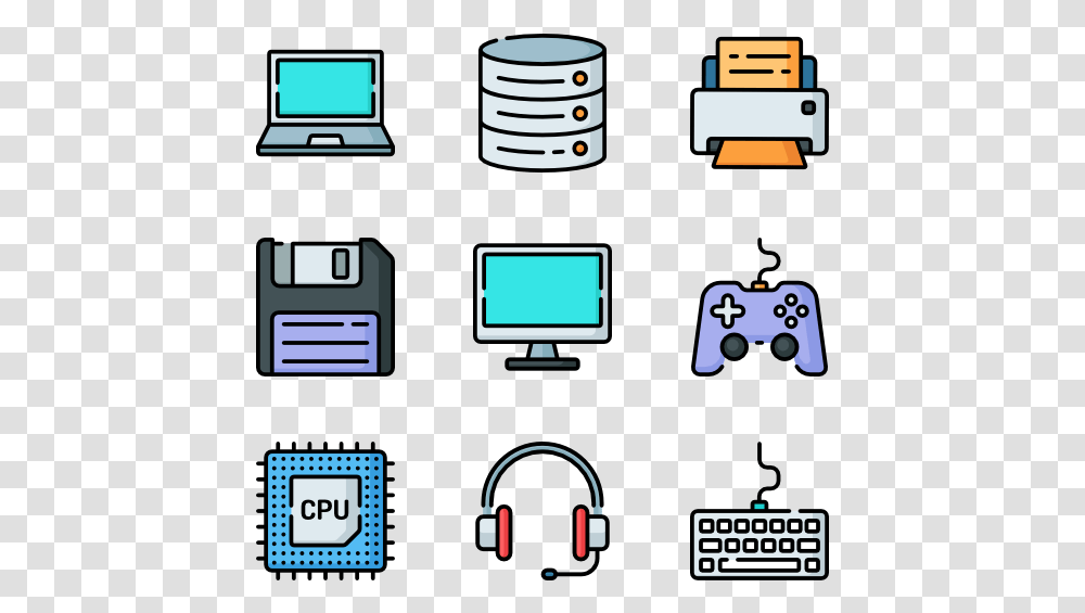 Computer Components School Vector Icon, Laptop, Pc, Electronics, Network Transparent Png