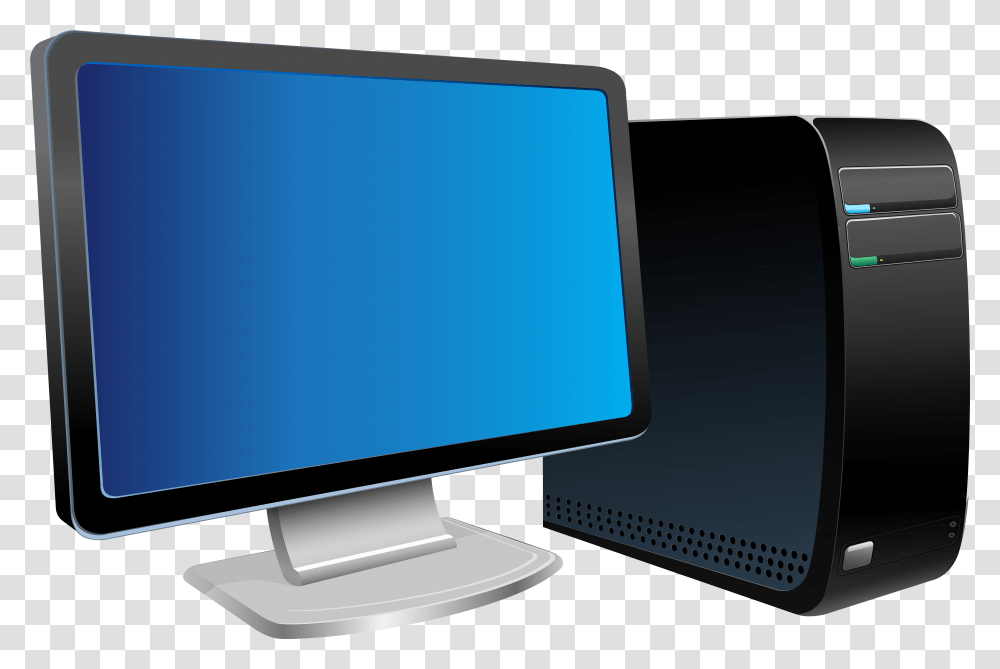 Computer Computer Clipart Background, Pc, Electronics, Monitor, Screen Transparent Png