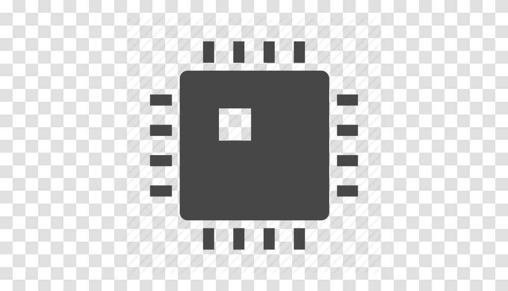 Computer Core Cpu Hardware Hosting Icon, Electronics, Electronic Chip, Stereo Transparent Png