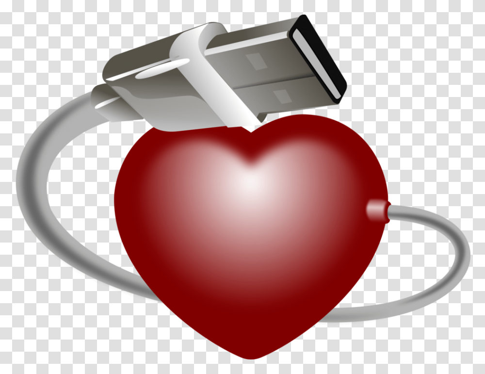 Computer Data Storage Usb Flash Drives Affective Computing Heart, Lamp, Balloon, Plant, Accessories Transparent Png