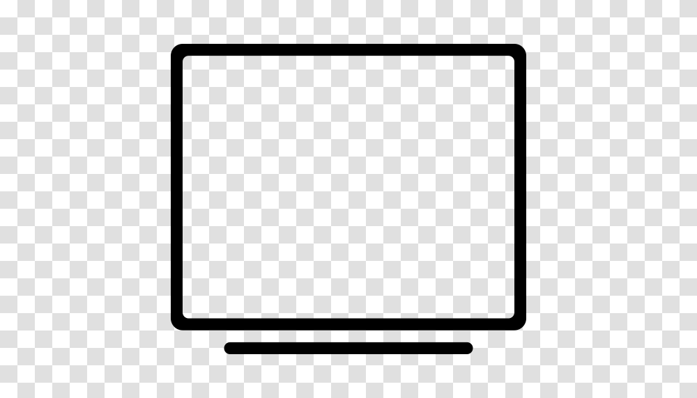 Computer Desktop Display Monitor Screen Television Tv Icon, Mousepad, Mat Transparent Png