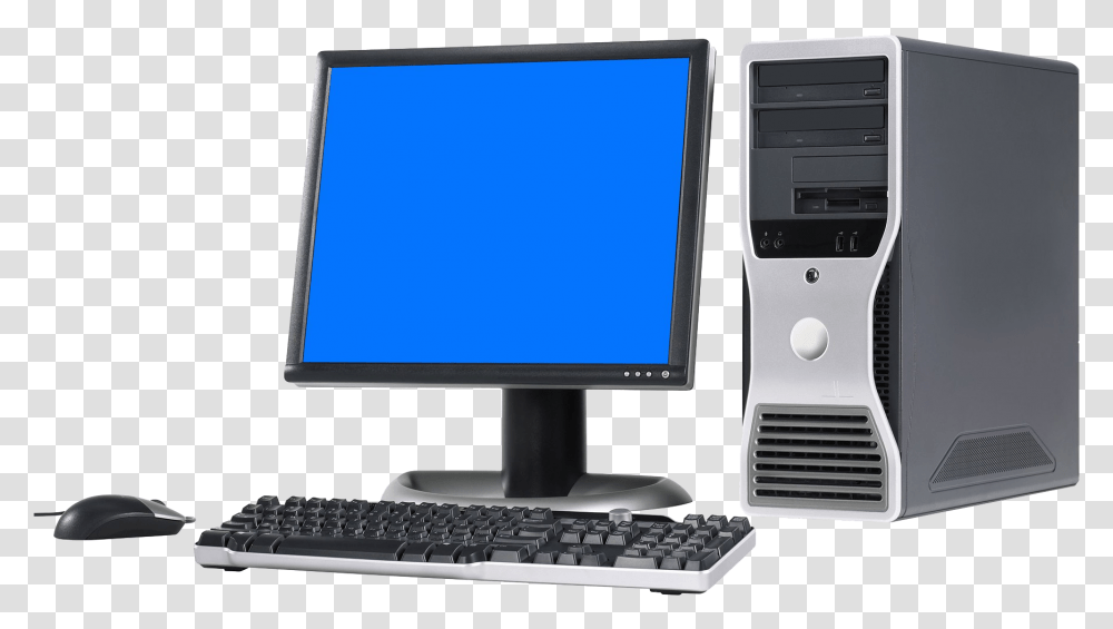 Computer Desktop Pc Download Image Desktop Pc, Electronics, Monitor, Screen, Display Transparent Png