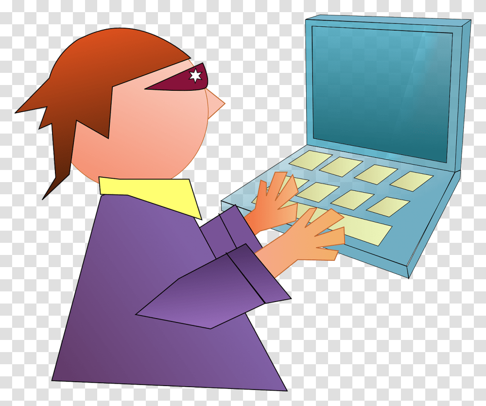 Computer Genius Clipart, Long Sleeve, Apparel, Injection Transparent Png