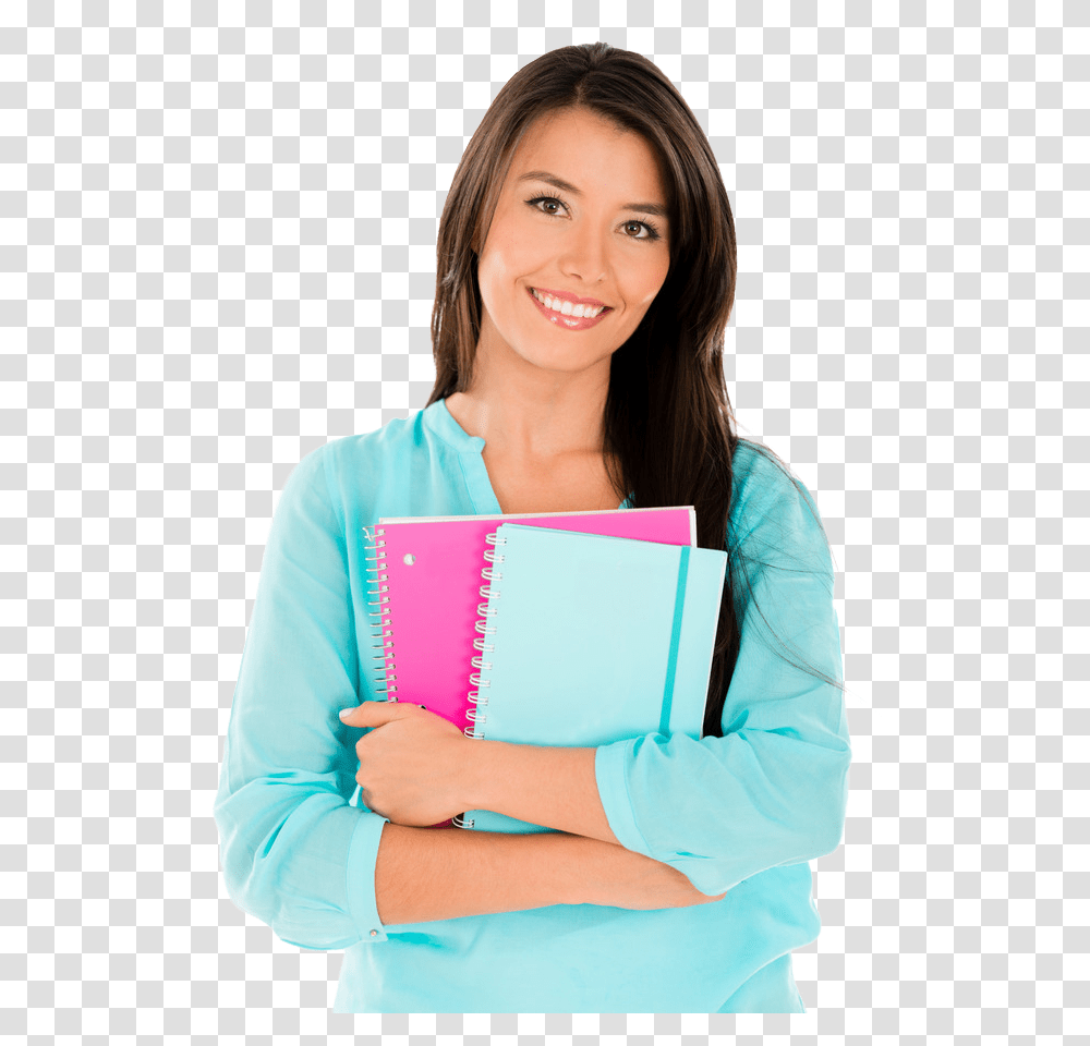 Computer Girl Student, Person, Human, Female Transparent Png