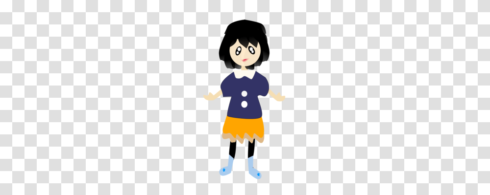 Computer Icons Anime Girl Boy Cartoon, Person, Female, Standing Transparent Png