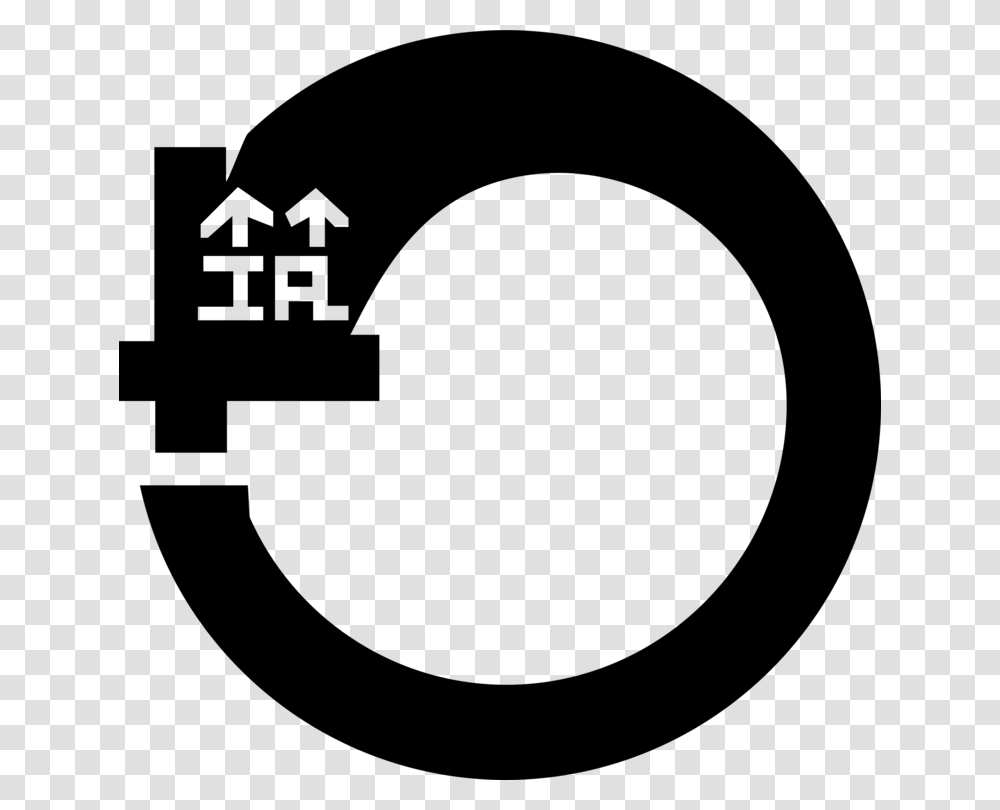 Computer Icons Arrow Rotation Symbol Clockwise Circle Loop Arrow, Gray Transparent Png