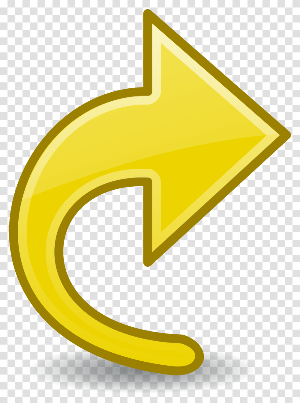 Computer Icons Arrow Symbol Diagram Yellow Simbol Arrow Yellow, Logo Transparent Png