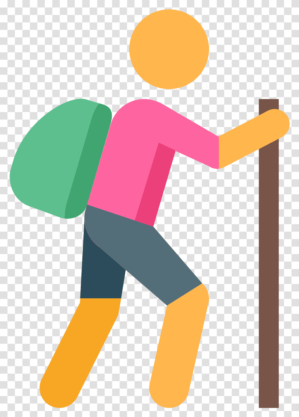 Computer Icons Backpacking Hiking Trekking Icon, Cross, Hammer, Silhouette Transparent Png