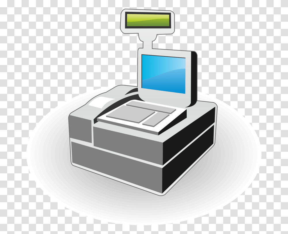 Computer Icons Cash Register Point Of Sale Download Money Free, Kiosk, Scale, Network, Bed Transparent Png
