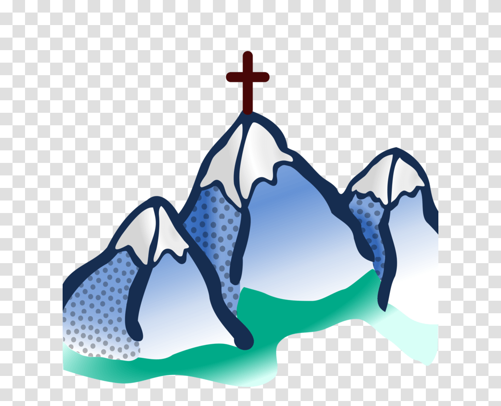 Computer Icons Christian Cross Mountain Symbol, Antelope, Mammal, Animal Transparent Png