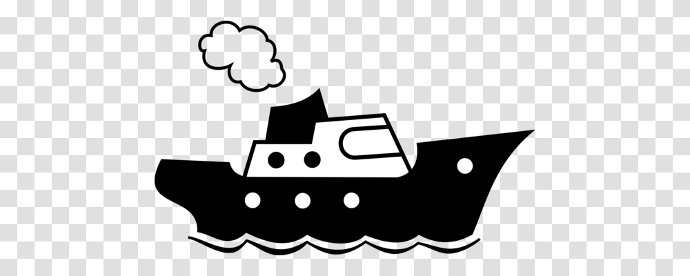 Computer Icons Cruise Ship Black And White, Moon, Nature, Vehicle, Transportation Transparent Png