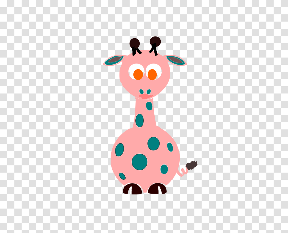 Computer Icons Download Cartoon Northern Giraffe Polka Dot Free, Animal, Mammal, Sea Life, Snowman Transparent Png