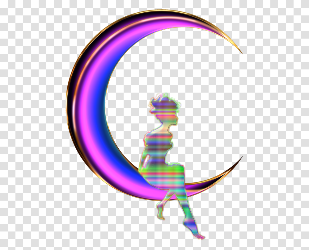 Computer Icons Fairy Moon Silhouette, Light, Photography Transparent Png