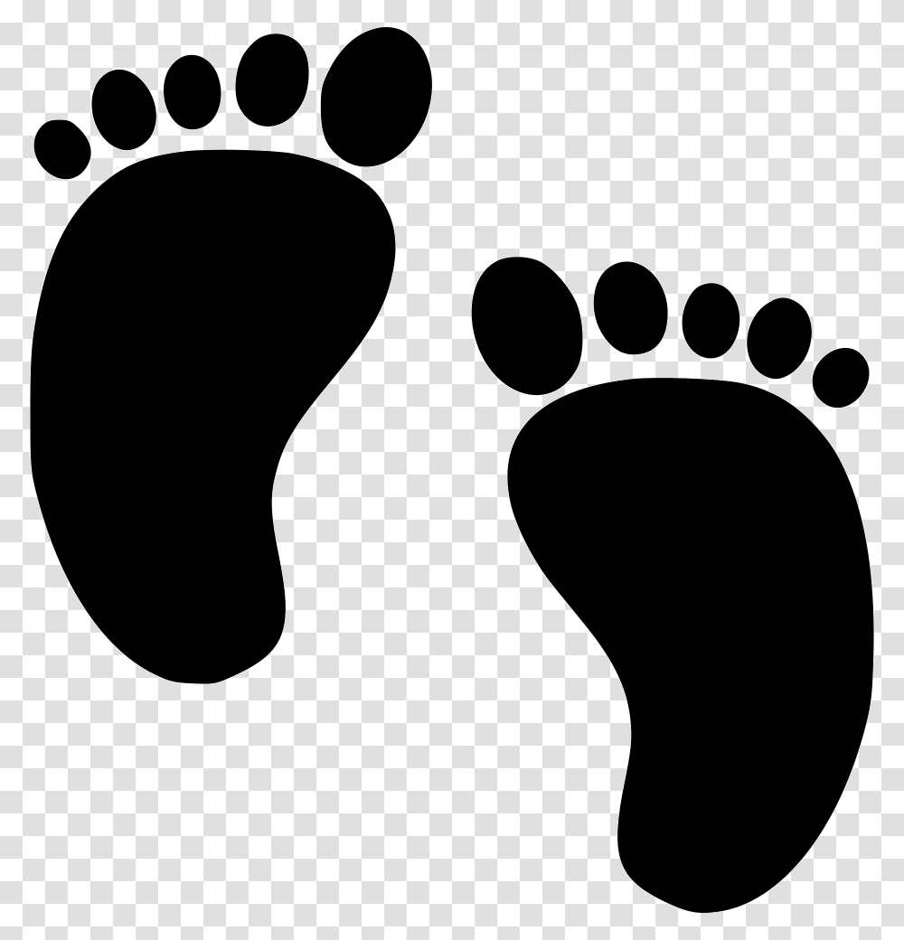 Computer Icons Footprint Clip Art Baby Footprint Svg Free Transparent Png