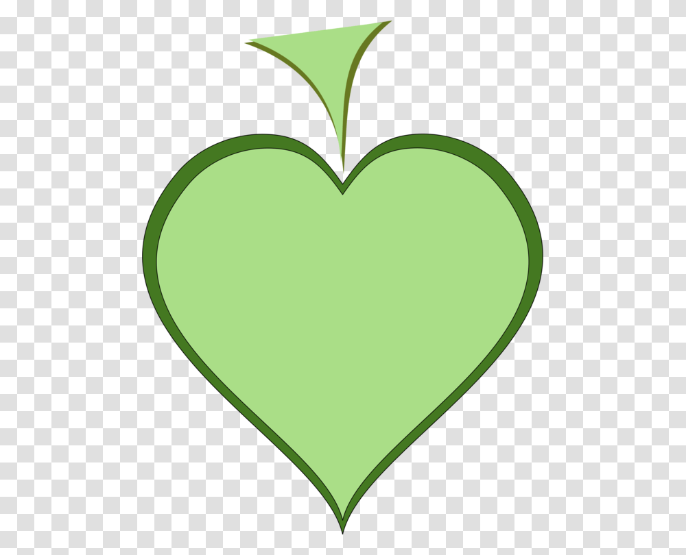 Computer Icons Green Heart Drawing Line Art, Plant, Label, Tennis Ball Transparent Png