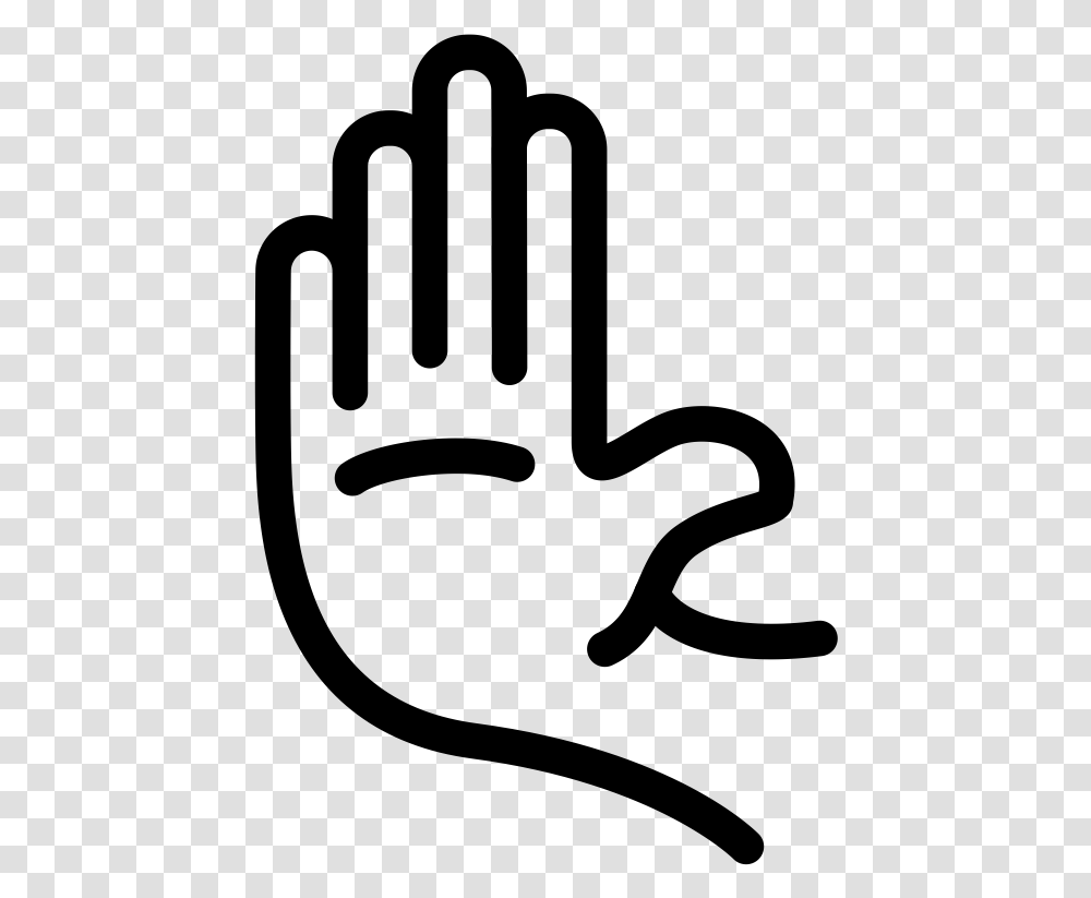 Computer Icons Hand Stop Hand Icon, Gray Transparent Png
