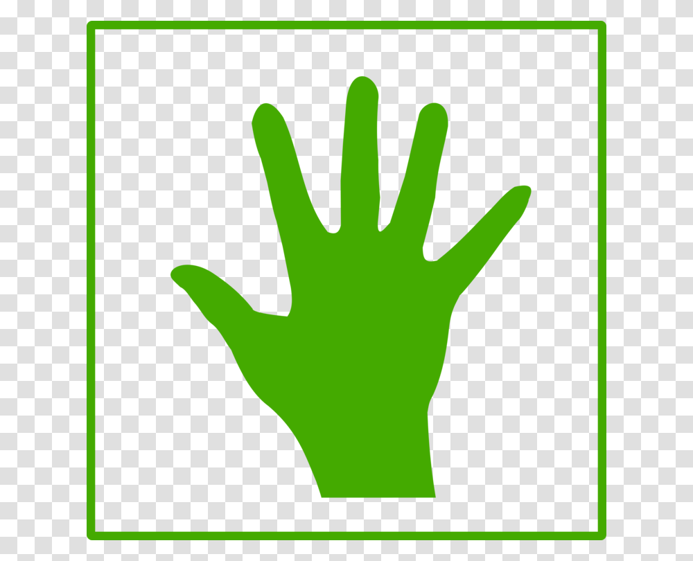 Computer Icons Hand Symbol Green Circle, Apparel, Silhouette, Light Transparent Png