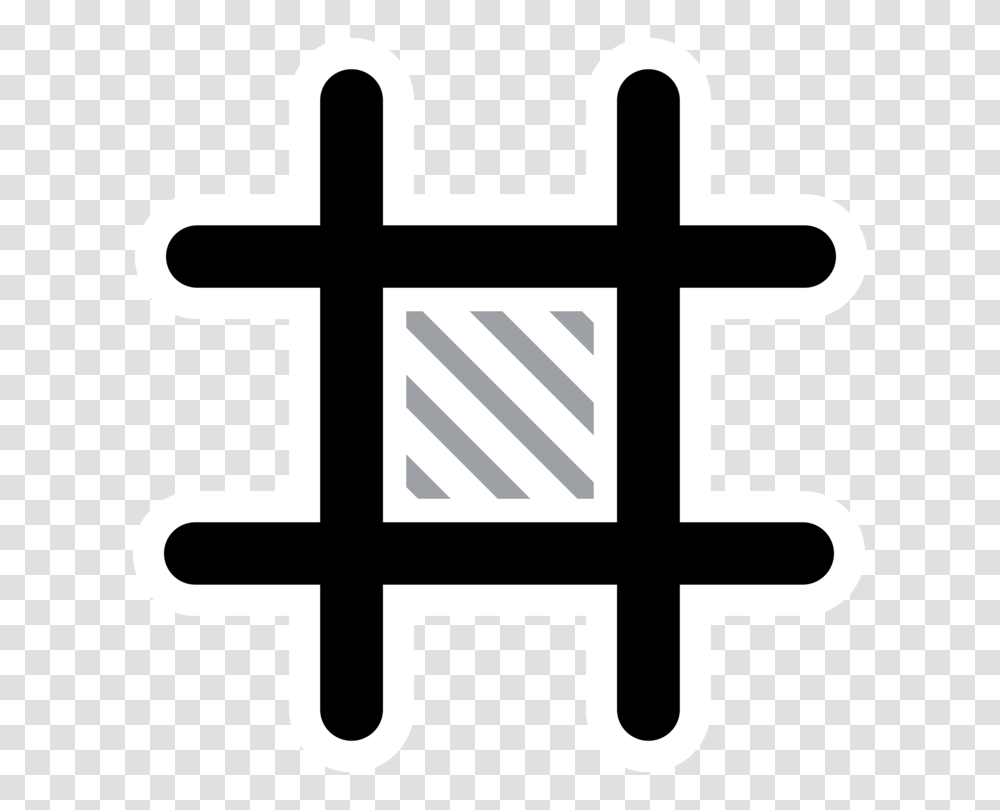 Computer Icons Hashtag Social Media, Cross, Stencil Transparent Png