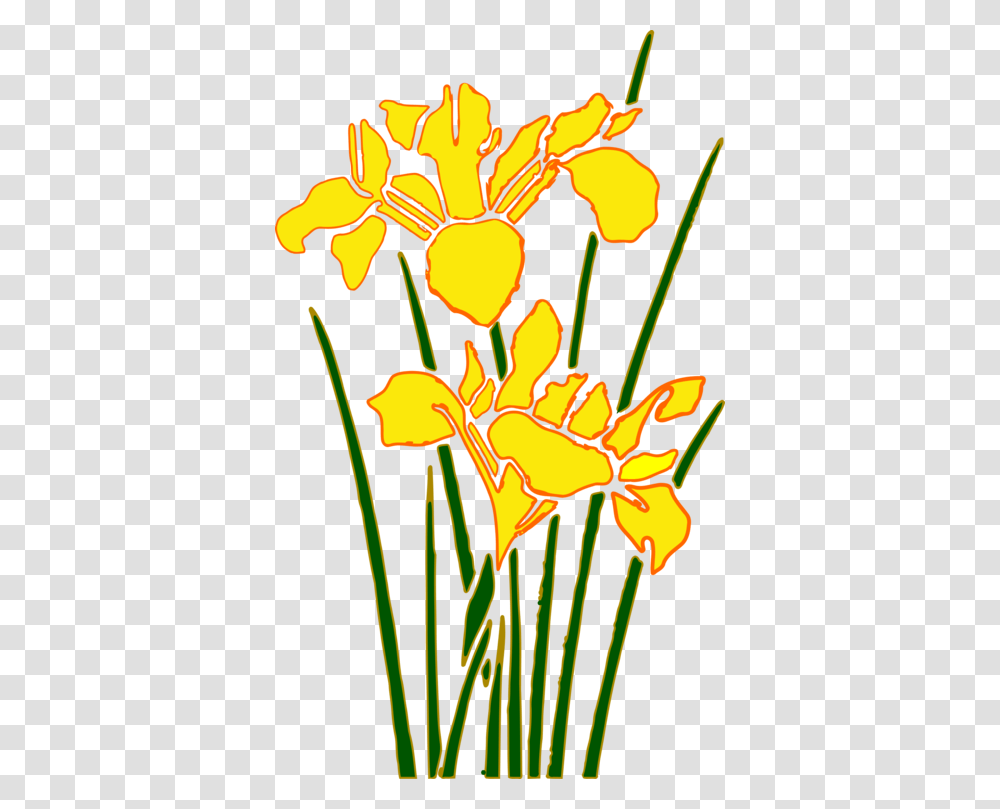 Computer Icons Irises Flower Cartoon, Plant, Blossom, Petal Transparent Png